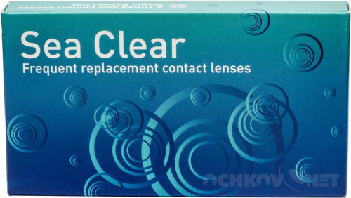 Контактные линзы Sea Clear 6 линз (упаковка)