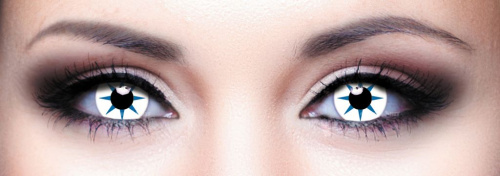 Контактные линзы Офтальмикс Butterfly Crazy 2 линзы F-19 Голубая звезда