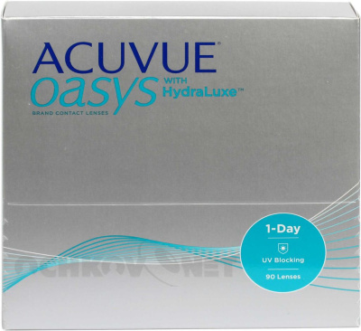Контактные линзы ACUVUE OASYS 1-Day with HydraLuxe Technology 90 линз