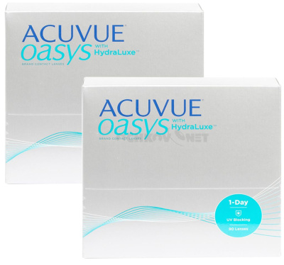 Контактные линзы ACUVUE OASYS 1-Day with HydraLuxe Technology 180 линз