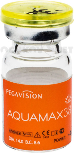Контактные линзы AQUAMAX 38 1 линза во флаконе