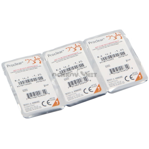 Контактные линзы Proclear 3 штуки