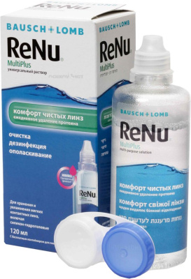 Раствор ReNu MultiPlus 120 мл + контейнер