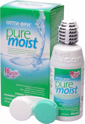 Раствор Opti-Free Pure Moist 120 мл