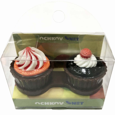 Капкейк Ochkov.Net Шоколадный Малина
