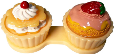 Капкейк Ochkov.Net Персиковый Клубника