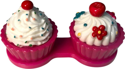 Контейнер капкейк Ochkov.Net Фиолетовый Сливки