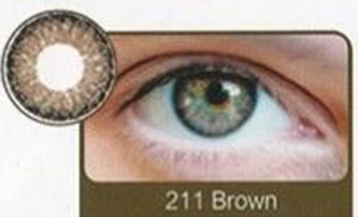 Контактные линзы Luna Two Tone 2 линзы 211 Brown