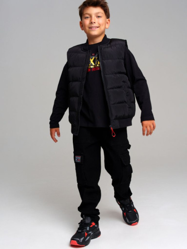 Жилет текстильный с полиуретановым покрытием для мальчиков