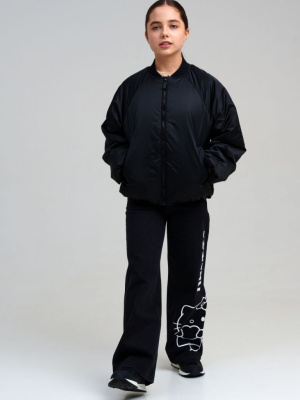 Куртка текстильная с полиуретановым покрытием для девочек