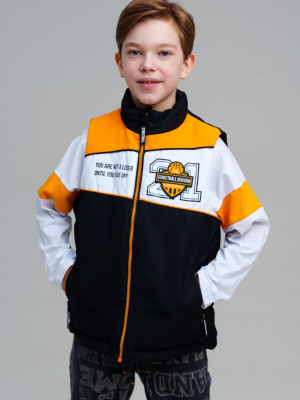 Жилет текстильный с полиуретановым покрытием для мальчиков