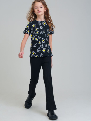 Брюки трикотажные для девочек