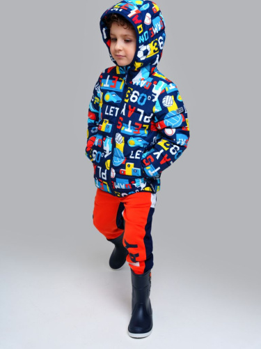 Куртка текстильная с полиуретановым покрытием для мальчиков