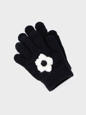 Перчатки детские трикотажные для девочек