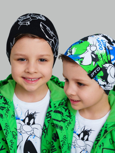 Шапка трикотажная для мальчиков, 2 шт в комплекте