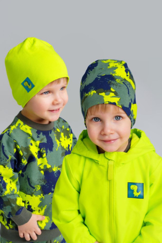 Шапка детская трикотажная для мальчиков, 2 шт в комплекте