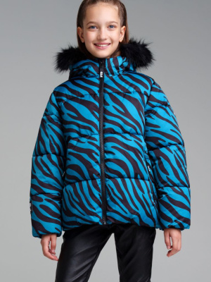 Куртка текстильная с полиуретановым покрытием для девочек