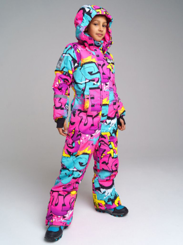 Зимний комбинезон из мембранной ткани для девочки