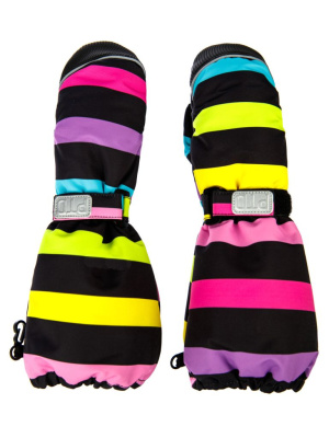 Варежки текстильные для девочек