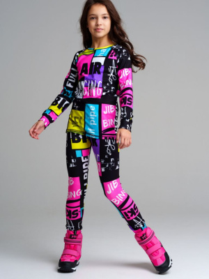 Термокомплект трикотажный для девочек: брюки, толстовка для эпизодического использования