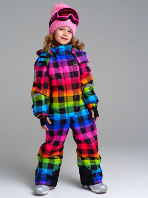 Комбинезон текстильный с полиуретановым покрытием для девочек