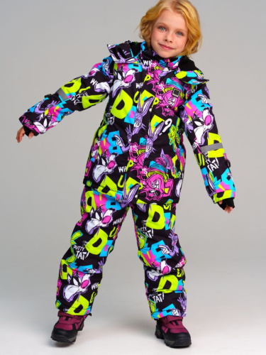 Комплект текстильный с полиуретановым покрытием для девочек: куртка, полукомбинезон