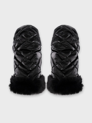 Варежки текстильные для девочек