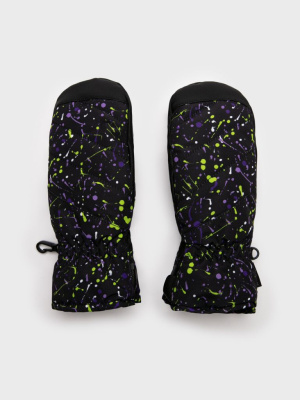 Варежки текстильные для девочек