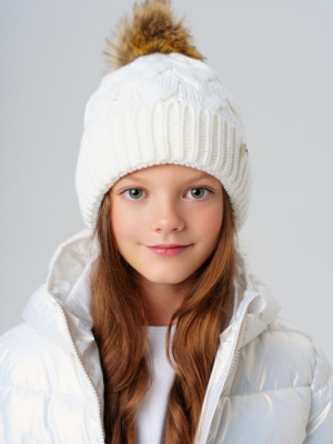 Шапка трикотажная для девочек