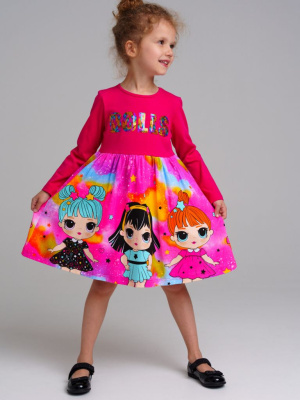 Платье трикотажное для девочек