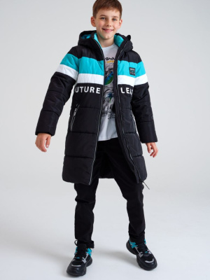 Куртка текстильная с полиуретановым покрытием для мальчиков