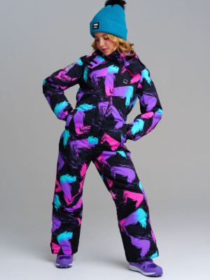 Комбинезон текстильный с полиуретановым покрытием для девочек