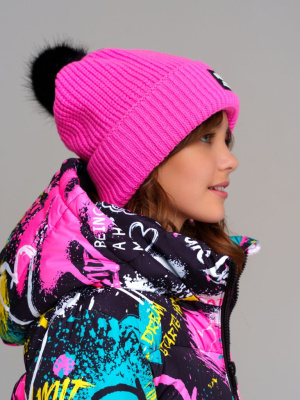 Шапка трикотажная для девочек