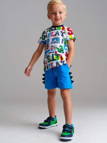 Комплект трикотажный для мальчиков: фуфайка (футболка), шорты