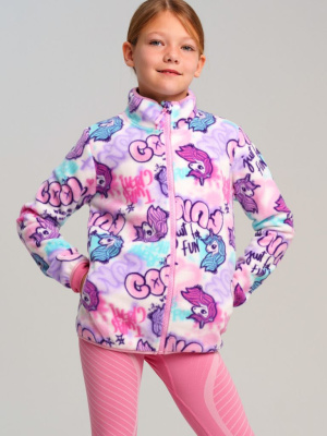 Куртка трикотажная для девочек