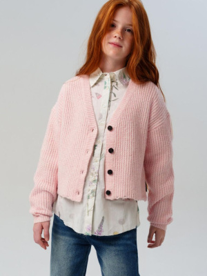 Кардиган трикотажный для девочек