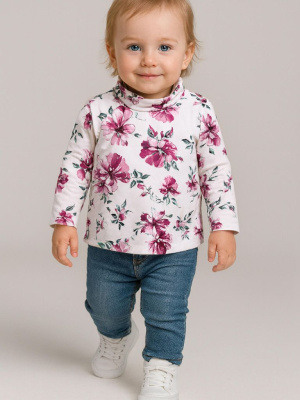 Водолазка детская трикотажная для девочек