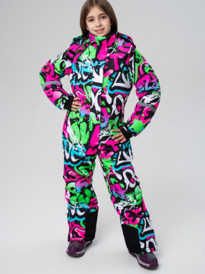 Комбинезон текстильный с полиуретановым покрытием для девочек