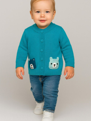 Кардиган детский трикотажный для мальчиков