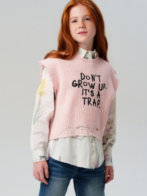 Жилет трикотажный для девочек