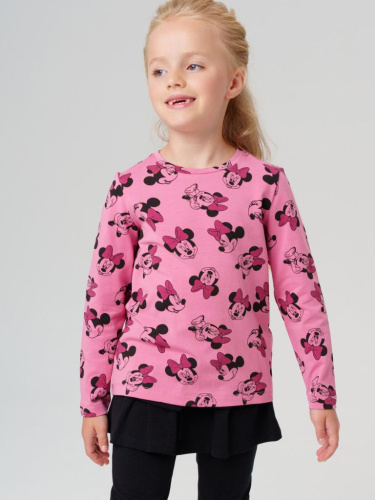 Джемпер трикотажный для девочек (футболка с длинными рукавами)