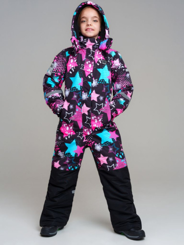 Комбинезон текстильный с полиуретановым покрытием для девочек