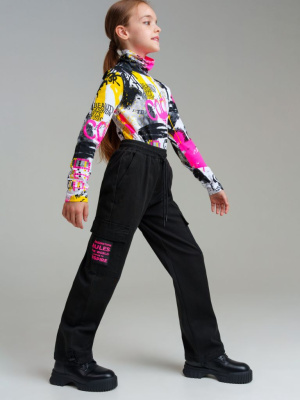 Брюки текстильные для девочек