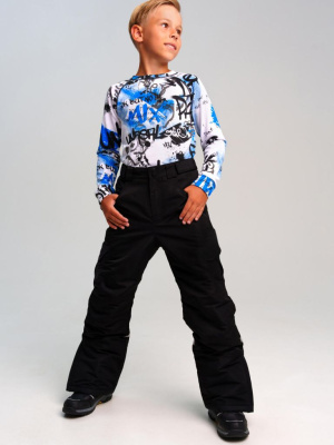 Брюки текстильные с полиуретановым покрытием для мальчиков