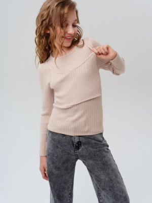 Джемпер трикотажный для девочек