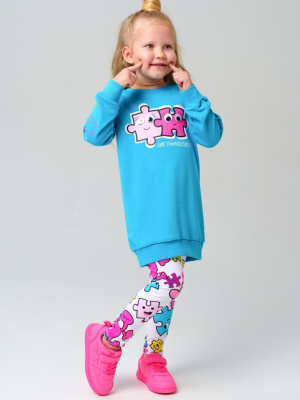 Платье трикотажное для девочек