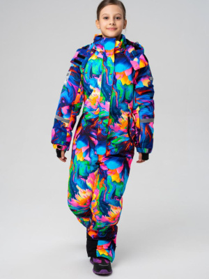 Комбинезон текстильный с полиуретановым покрытием для девочек