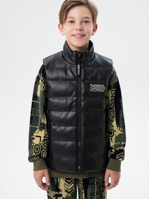 Жилет кожаный для мальчиков