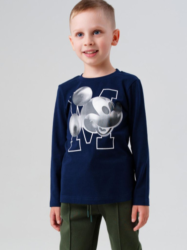 Фуфайка трикотажная для мальчиков (футболка с длинными рукавами)