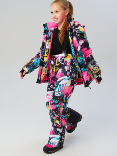 Комплект текстильный с полиуретановым покрытием для девочек: куртка, брюки